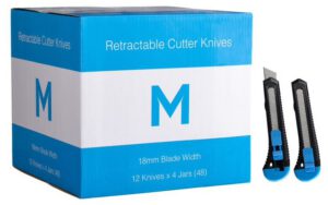 Cutter Knives Jar -Blue/Black