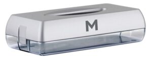 Flat Tissue Dispenser -Silver