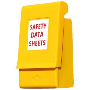 Lockable Document Box -Yellow