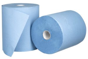 Roll Feed Paper Towels -Blue