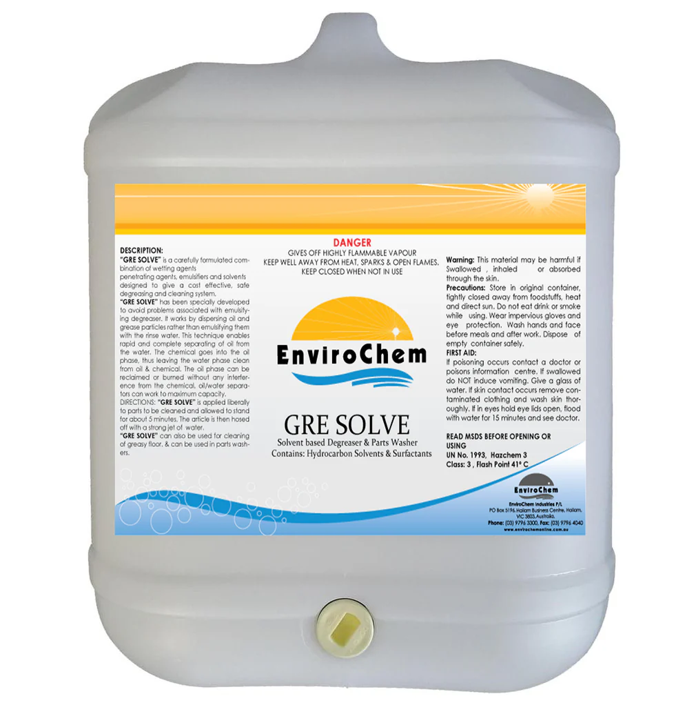 Gre Solve - Heavy Duty Solvent Degreaser