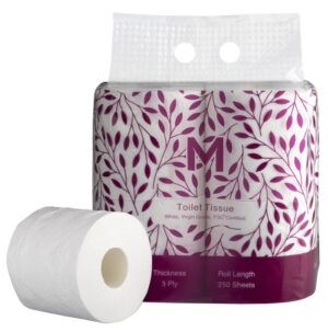 Unwrapped Toilet Tissue