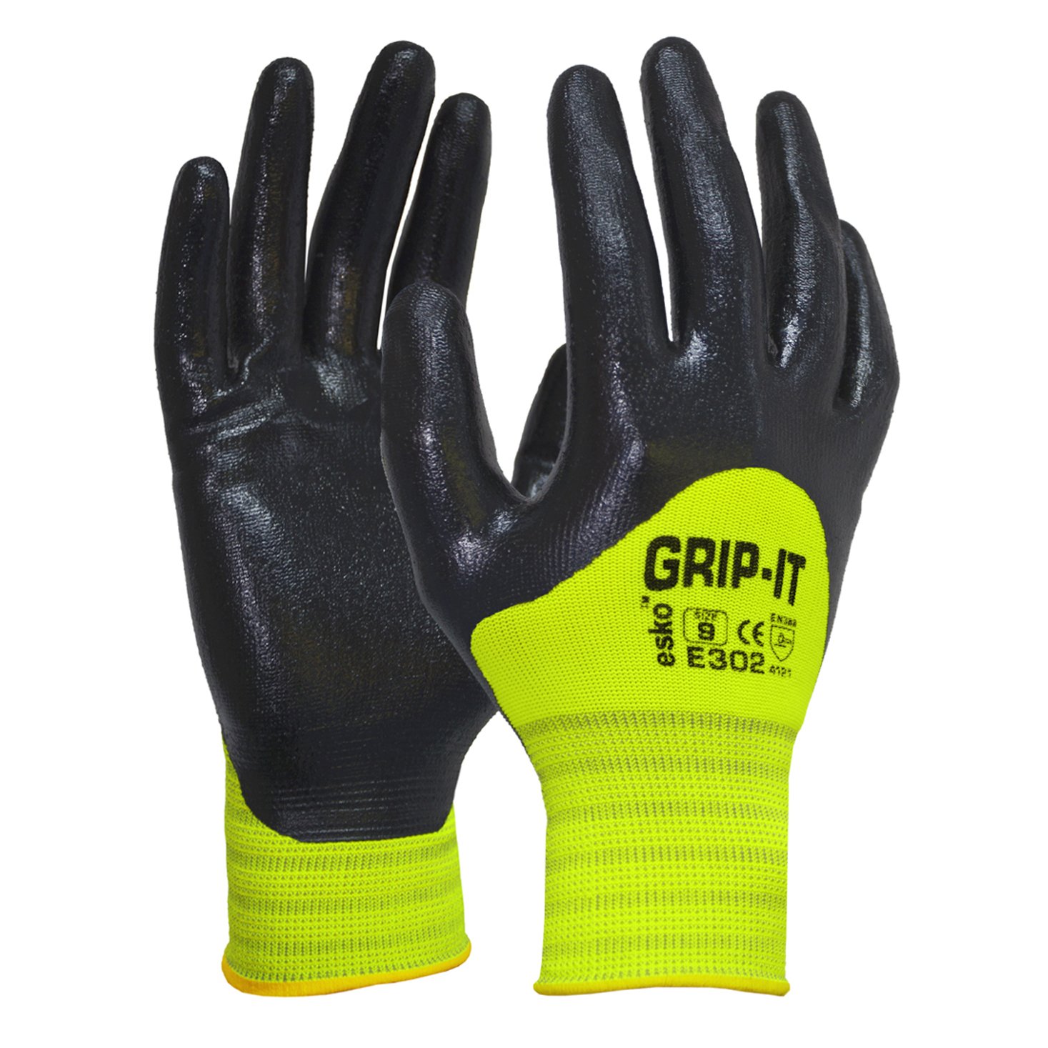 Esko Grip-It 3/4 Coat Hi-Vis Nitrile Glove