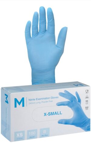 Nitrile Sky Blue Gloves 5.0g