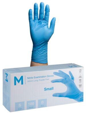 Nitrile Long Cuff Sky Blue Gloves 6.0g