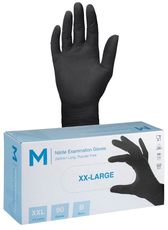 Nitrile Black Gloves 7.0g - Image 5