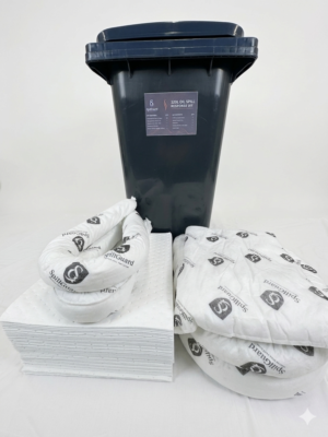 Spillguard 120L Oil Only Spill Kit – Wheelie Bin