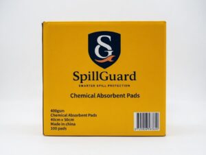 SpillGuard Chemical Absorbent Pads (Yellow) - 400gsm